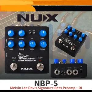 Black NUX Melvin Lee Davis NBP-5 Dual Switch Bass Guitar Ped