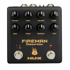 Black NUX NDS-5 Fireman Dual Channel Distortion Guitar Effec