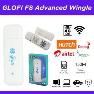 GLOFI F8 4G LTE USB WiFi Modem Router Plug & Play
