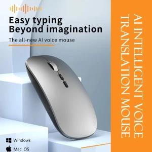AI Intelligent Voice Translation Mouse Wireless Dual M