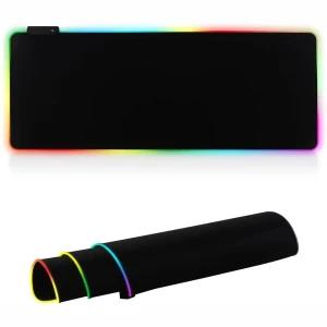 Gaming Mouse Pad RGB Large XXL Backlit RGB Keyboard Pad