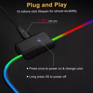 Generic Luminous RGB Gaming Mouse Pad