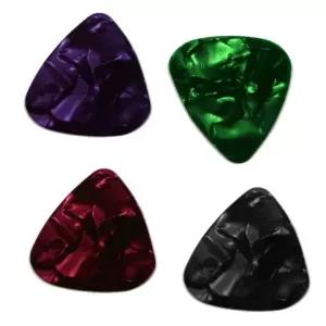 5 pcs Acoustic Electric 6 thickness Pick bag Assorted Guitar