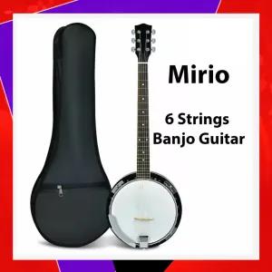 Banjo 6 String, MIRIO 41Inch Full Size Banjo , Remo Head Re