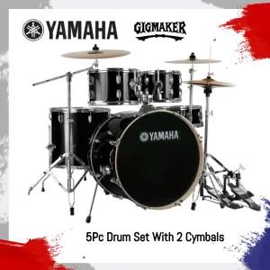 Drum Set ED 2202 Black YAMAHA Gig Maker 5Pc Acoustic Full Dr