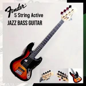 Fender Precision Active 5-String Bass Brown Sunburst