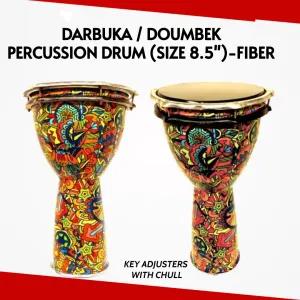 Multicolor DARBUKA / DOUMBEK PERCUSSION DRUM (SIZE 10) - F