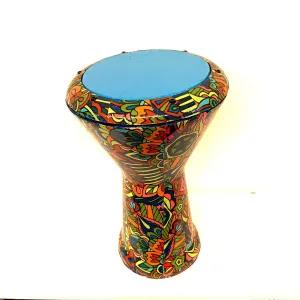 Multicolor DARBUKA / DOUMBEK PERCUSSION DRUM (SIZE 8.5) -