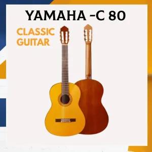 Neutral Yamaha C80 Nylon-Stringed Full Size Classical Guitar