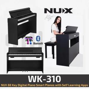 NUX WK-310 88 Full Weighted Key Hammer Action Digital Piano