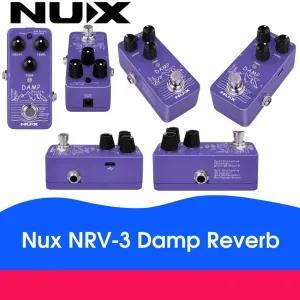 Purple NUX NRV-3 Mini Core Series Damp Reverb Digital Guitar