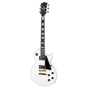 White Les Paul Custom Electric Guitar - Alpine White with Eb