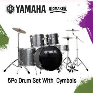 YAMAHA Gig maker 5Pc Acoustic Drum Set Brushed Gray