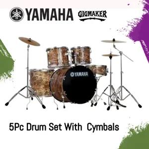 YAMAHA Gig maker 5Pc Acoustic Full Drum Set ED 2201 Marble