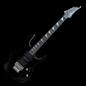 Black IBANEZ GRG S470 DX(Black) Fine Tuner Electric Guitar (