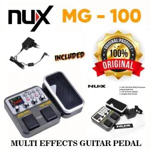 Black NUX MG100 MULTI EFFECTS GUITAR PEDAL