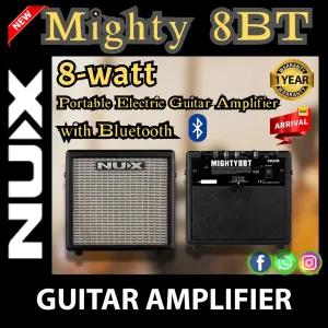 Black NUX Mighty 8BT Portable Electric Guitar Amplifier with