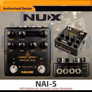 Black NUX NAI-5 Optima Air Dual-Switch Acoustic Guitar Simul