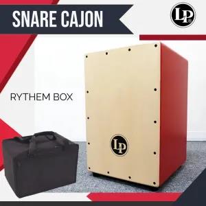 Red LP Festivo Cajon - Rhythm Box With Free Bag