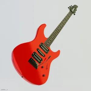 Red Yamaha RGX121Z (Black/Red) Electric Guitar