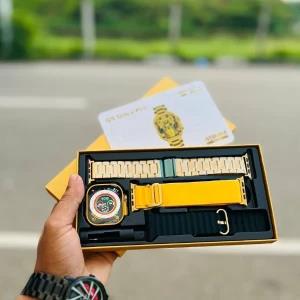 Fendior G9 Ultra Pro Smart Watch Ultra 49mm Gold Metal