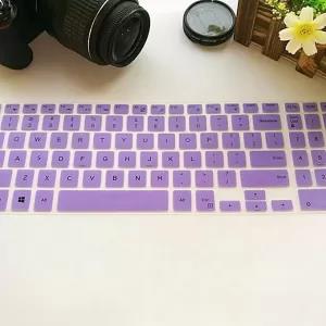 Light Purple Keyboard Protector Skin Case For 15.6Dell Ins
