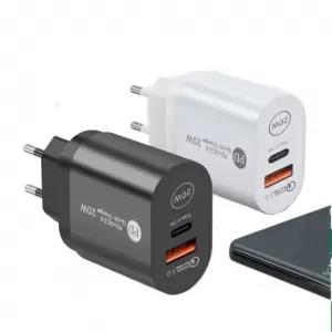 40W Double PD USB C Mini Charger PD3.0 EU/US/UK Fast Charger