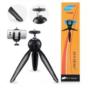 Black Mini Tripod Mount For Mobile Phone Digital Camera