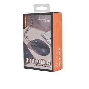 Black MOXOM MX-MS08 Elite Wired Mouse High DPI