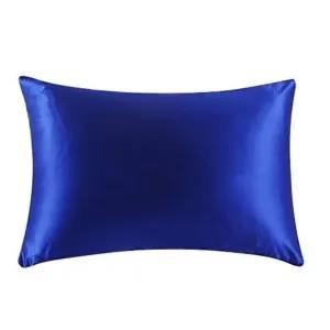 Blue Premium Quality Satin Pillow Case 18