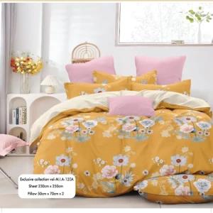 Mia Bedsheets / Bedsheet With 2 Pillow Covers (90 x 100)