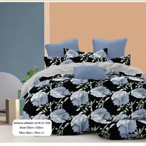 Mia Bedsheets / Bedsheet With 2 Pillow Covers (90 x 100)