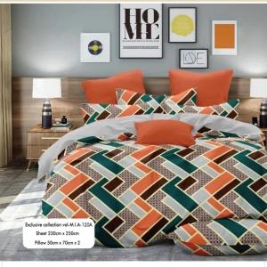 Mia Bedsheets / Bedsheet With 2 Pillow Covers (90 x 100)