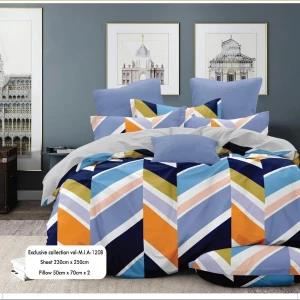 Mia Bedsheets / Bedsheet With 2 Pillow Covers (90 x 100)