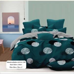 Mia Bedsheets / Bedsheet With 2 Pillow Covers (90 x 100)