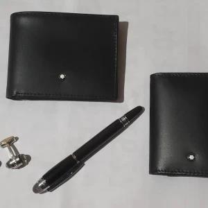 Mont Blanc Gift Collection Genuine Leather Wallet & Accessories