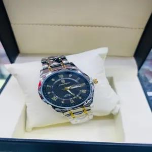 Two Tone Mens And Boys Casual Two Tone OLEVS Watch