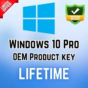 Windows 10 Pro OEM Product Key ( Lifetime Activation)