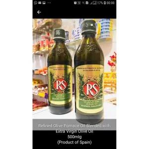 Generic Refined Olive Pomace Oil Blended EVOO 500ml