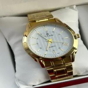Gold Mens Casual TiatanWatch