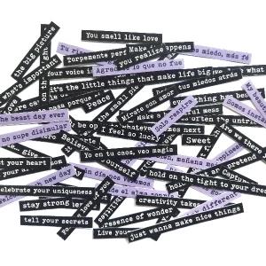 50Pcs Quotes Stickers for Journal Books