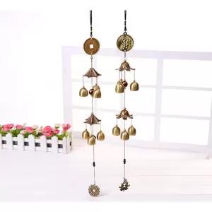 6 Bell Wind Chime Antique Wind Bells Home Decoration or Outd
