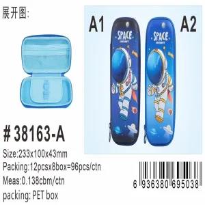 Dark blue Pencil Case for Girls Boys 3D Cloth Unicorn Avenge