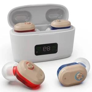 Invisible rechargable hearing aid