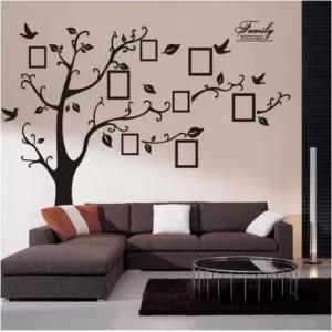 Memory of Love Family Photo Album Frame Tree Wall Sticker