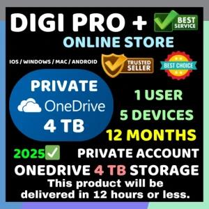 OneDrive 1 Year Private Activation + Your Email*