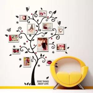 Black Butterfly Tree Frame Tree Memory of Love Colorful Flow