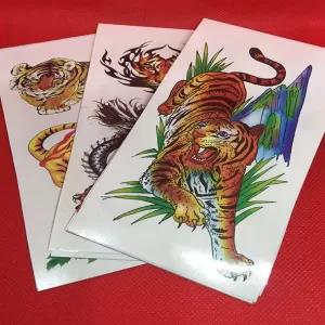 Generic Temporary Tattoo Sticker Large Black 29 Animal Design