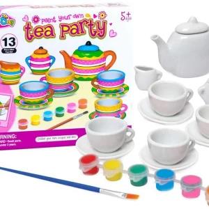 Paint A Tea Set, Paint Your Own Craft Kit for Kids