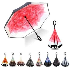 Inverted Umbrella 42 Inch Waterproof